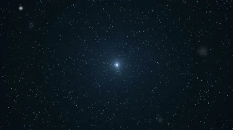 Flight through space to the sun Vídeo Stock 50090888