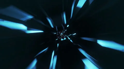 Flight Through Tunnel Stock Footage 238987224