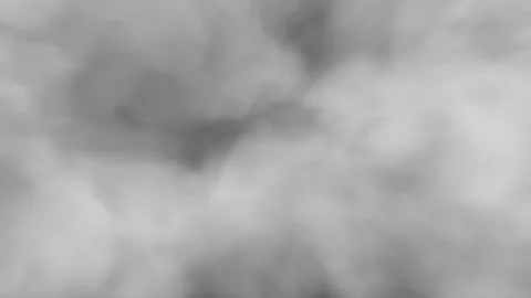 Flight through white clouds or fog on a dark background. Stock Footage 301094861
