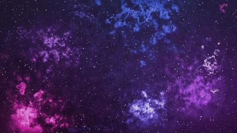 Flight towards the glow in space through the stars and space of the universe Stock Footage 219825262