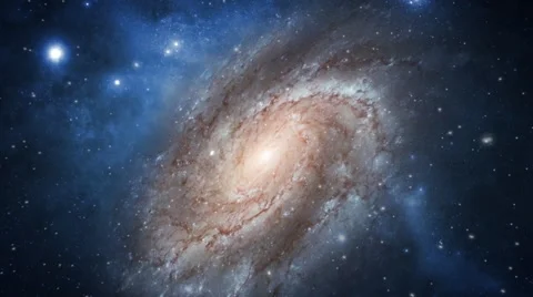 Flight Towards Space Galaxy Background Stock Footage 40538873