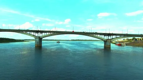 Flight under bridge Video stock 130902088