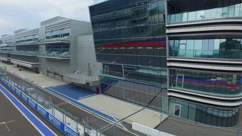 Flight under formula one Vídeo Stock 94724116