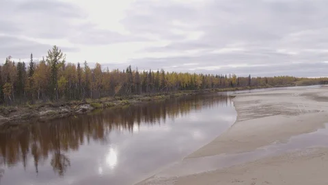 Flight under river Stock-Footage 94723241