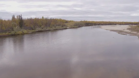 Flight under river Vídeo Stock 94723895