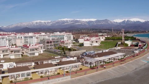 Flight under Sochi city Видео 93805836