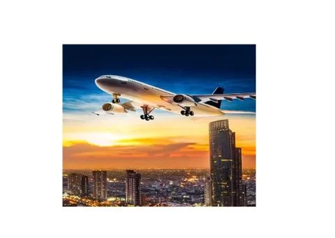 Flight view Stock Illustration