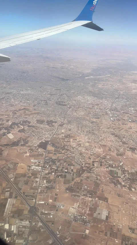 Flight View From Jet Stock Footage 253543096