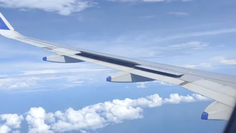 Flight View from Window At Andaman and Nicobar Islands  - HD(4K video) Video stock 232852202