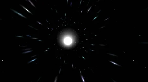 Flight of the White Hole Stock Footage 40325987
