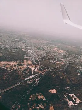 Flight Window 写真素材