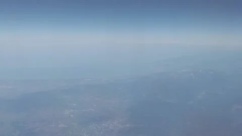 Flightintomediterranean01 Video stock 221857718