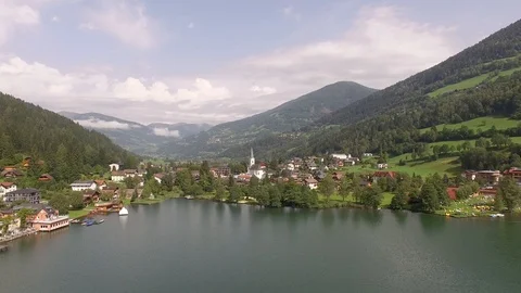 Flights over the Austrian 動画素材 86097817