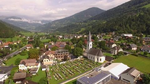 Flights over the Austrian 動画素材 86097837