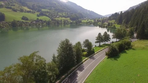 Flights over the Austrian 動画素材 86097849