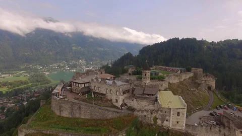 Flights over the Austrian 動画素材 86097857