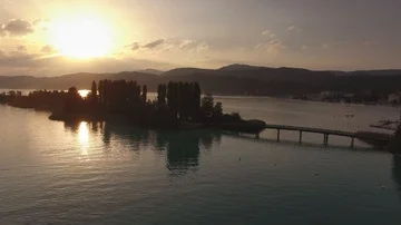 Flights over the Austrian 動画素材 86098035