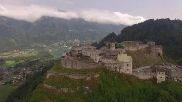 Flights over the Austrian 動画素材 86098052