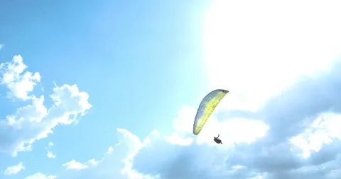 Flights with Paragliding 動画素材 196729519