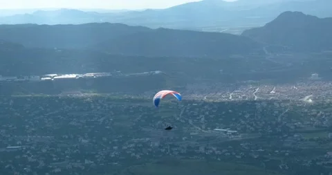 Flights with Paragliding Stock-Footage 196729778