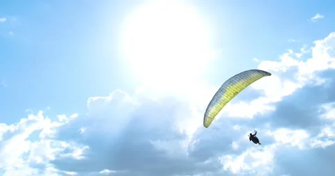 Flights with Paragliding 動画素材 196753296