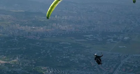 Flights with Paragliding 動画素材 196755723