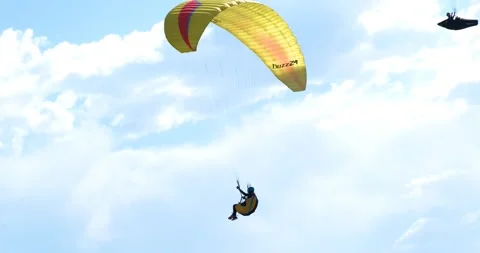 Flights with Paragliding 動画素材 196790830