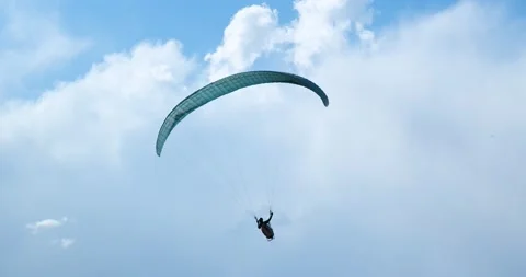 Flights with Paragliding 動画素材 196796709
