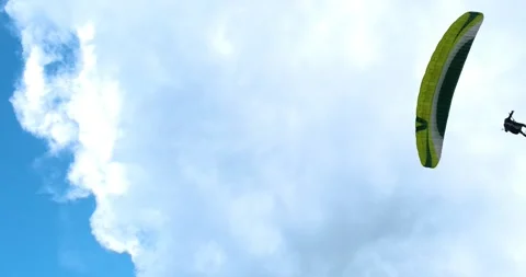 Flights with Paragliding 스톡 동영상 196798808