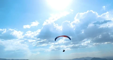 Flights with Paragliding 動画素材 196799703