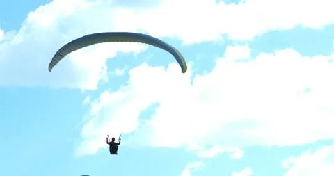 Flights with Paragliding 動画素材 196805903