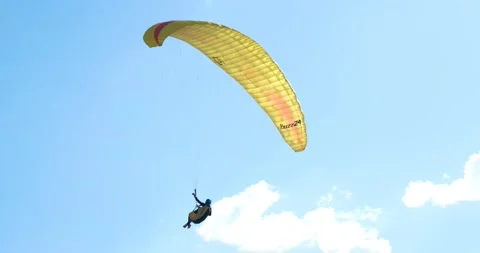 Flights with Paragliding 動画素材 196811421