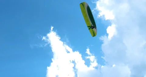 Flights with Paragliding 動画素材 196812698