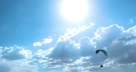 Flights with Paragliding 動画素材 196814279
