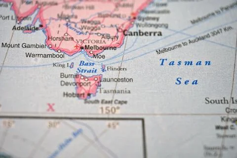 Flinders Ranges Glow Map View South Australia Ancient Desert Mountain Belt Foto stock