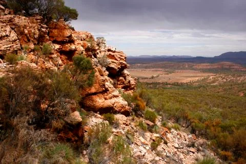 Flinders Ranges Landscape Stock Photos