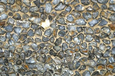 Flint Wall Background Stock Photos