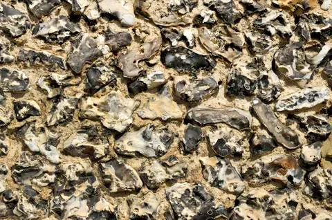 Flint wall Stock Photos