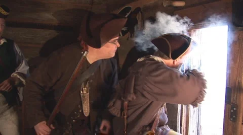 Flintlock Muzzleloader Shooting Stock Footage 998440