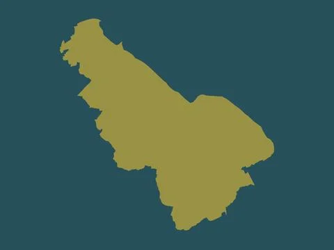 Flintshire, Wales - Great Britain. Solid color shape Stock Illustration