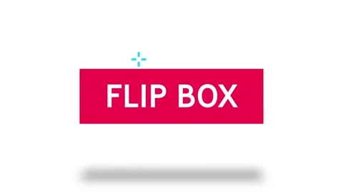 Flip Box After Effects stock