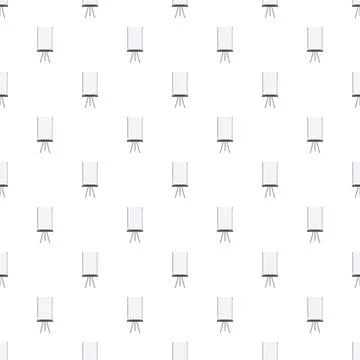 Flip chart easel pattern seamless background vector Stock Illustration