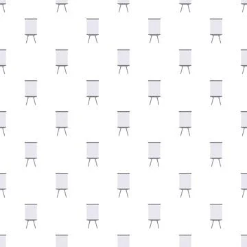 Flip chart presentation boards repeating uniform pattern Stock Illustration