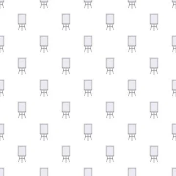 Flip chart presentation boards repeating pattern background イラスト素材