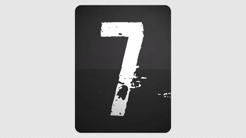 Flip Clock Countdown Stock Footage 156514704