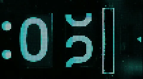 Flip clock Stock Footage 20620112