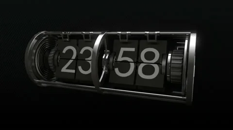 Flip clock Video stock 32172146