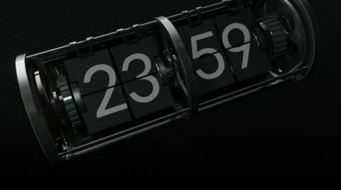 Flip clock Video stock 32223175