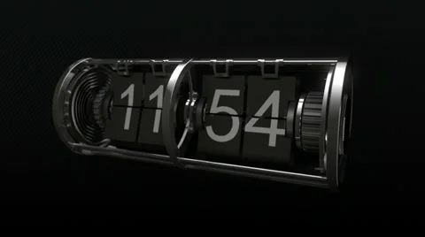 Flip clock Video stock 32224138