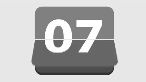 Flip Countdown Timer Stock Videos – Royalty-Free HD & 4K Videos | Pond5